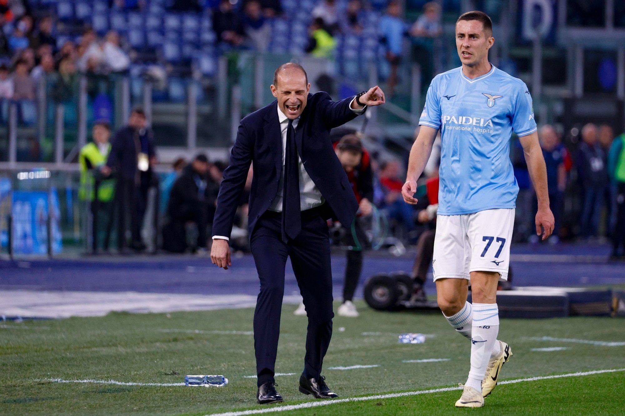 尤文图斯主帅突发身体不适，球队状况引发担忧(尤文图斯主教练照片)